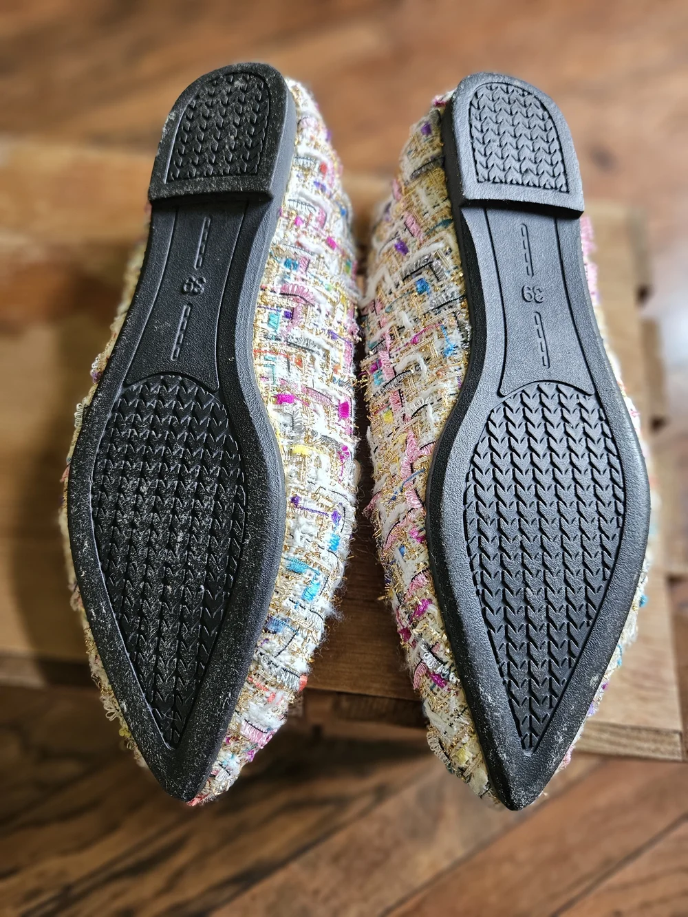 Multi-Color Textured Flats - Picture 3 of 3
